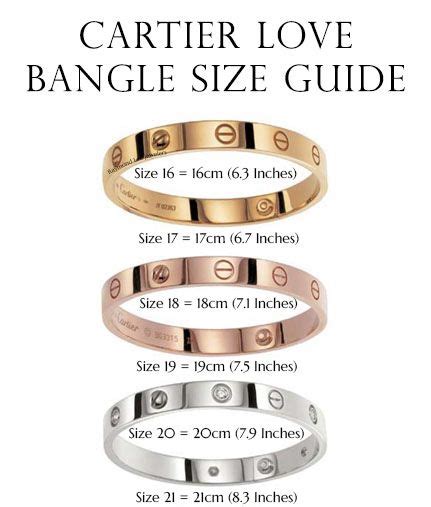 cartier size guide printable.